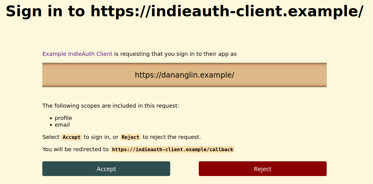 Example consent form Example consent form